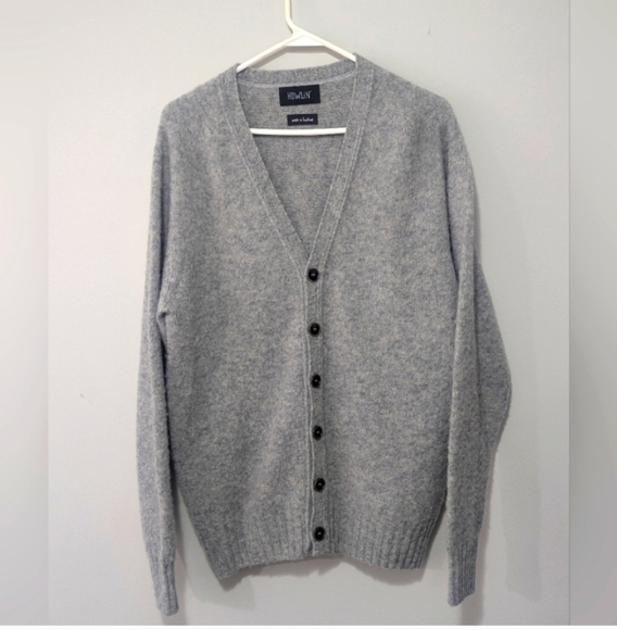 HOWLIN Wool Cardigan Sweater Men's Size Large - Picture 1 of 11